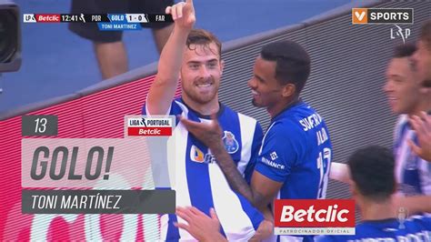 Golo Toni Mart Nez Fc Porto Sc Farense Liga Youtube