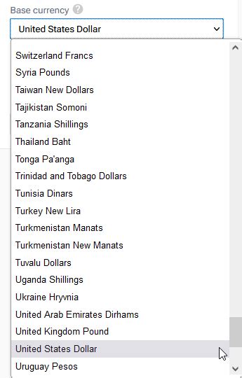 Change My Account Currency DecoNetwork Help