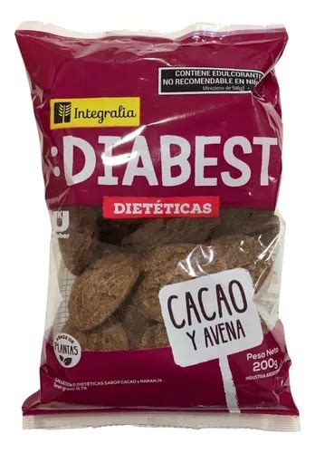 Galletitas De Avena Y Choco S Azucar Diabest Integralia 200g MercadoLibre