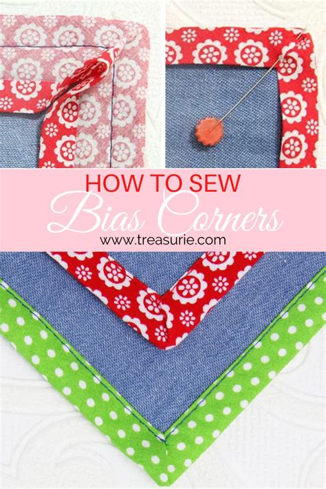 How To Sew Bias Tape Corners Mitered Corners Artofit