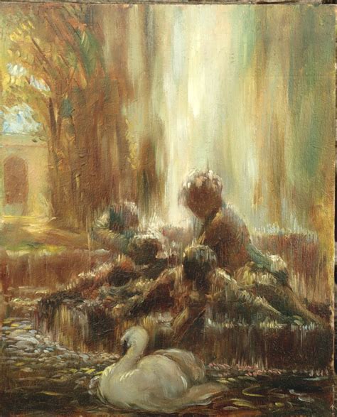 Proantic Gaston La Touche Study For The Swan Fountain