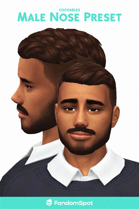 Male Nose Presets By Cocoables Sims 4 Sims 4 Sims Best Sims