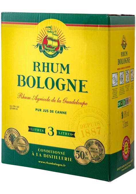 Cubi White Rum Bologne 3L 50 Rum From Guadeloupe