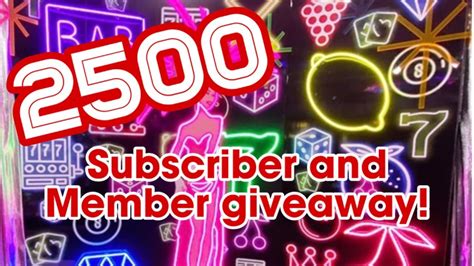 2500 Subscriber And Member Giveaway YouTube