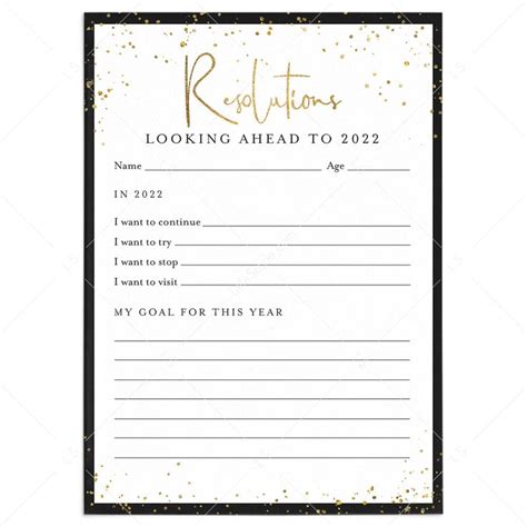 New Years Resolution Template 2024 Social Media Template