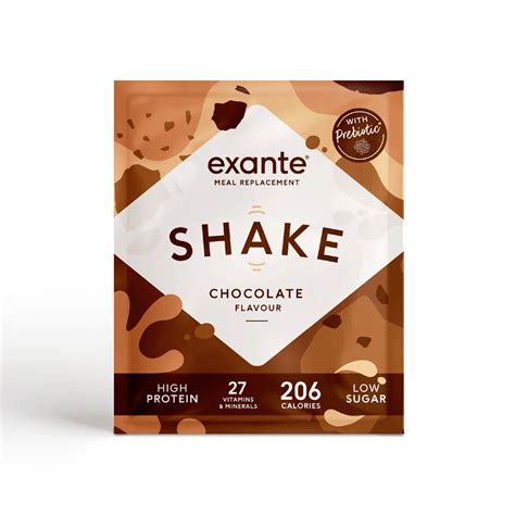 Chocolate Flavour Low Sugar Meal Replacement Shake | Exante UK