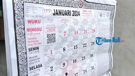 Kalender Bali 9 Januari 2024 Baik Buruknya Hari Ini Mengandung Tanda