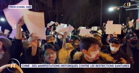 Le Journal Chine Des Manifestations Historiques Contre Les