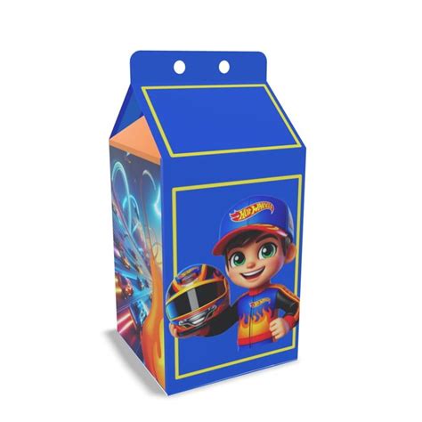 Caixinha Lembrancinha Para Festa Tema Hot Wheels Elo7