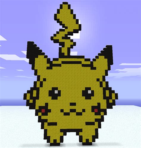 Álbumes 101 Imagen Como Hacer A Pikachu En Minecraft Mirada Tensa