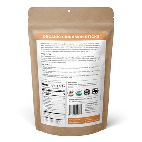 Organic Cinnamon Sticks | Spicy Organic