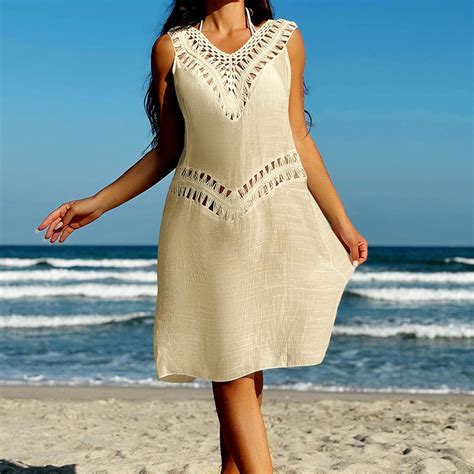 Brilliant Beach Cover Up Womens Bathing Suit Bikini Swimsuit Coverup Crochet Loose Dress