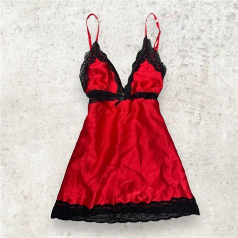 y2k lace lingerie slip top ୨୧ brand new size Depop