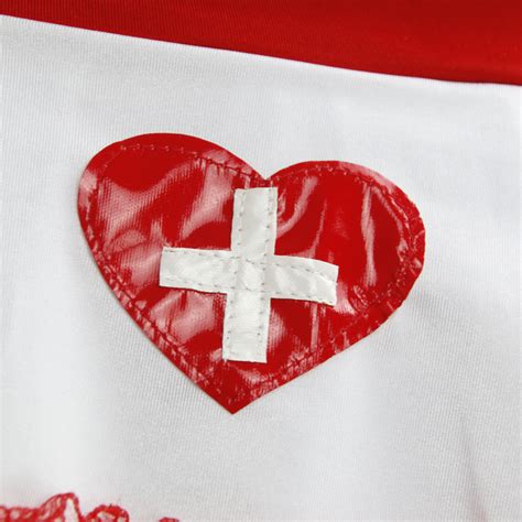 Pcs Sexy Ruffled Crop Top And Mini Skirt Nurse Cosplay Lingerie Flirty Costume N