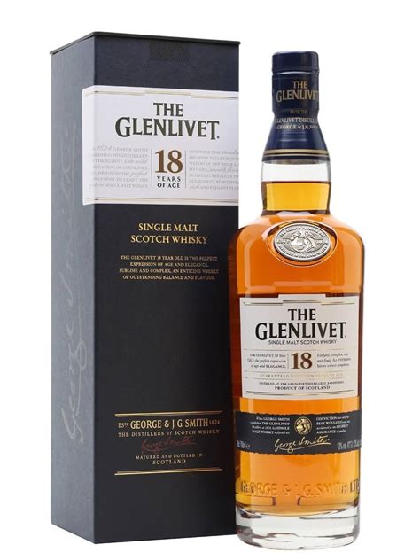 Glenlivet 18 Year Old (43%) Scotch Whisky : The Whisky Exchange