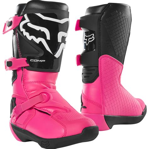 Bottes Cross Yth Comp Fox Noir Rose Moto Axxe Fr Bottes Cross