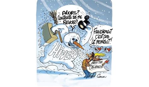 Le dessin de Chaunu chute de neige et prix de lénergie Trouville