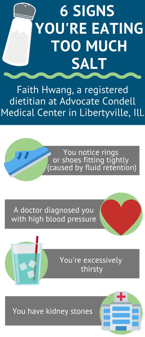 signs youre eating   salt health enews