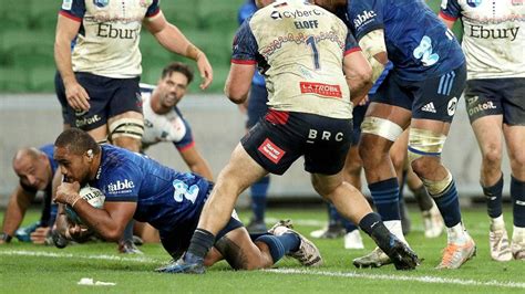 Blues Defeat Rebels With A Nine Try Victory Making A Comeback