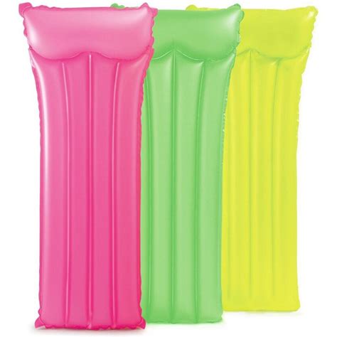 Надувной матрас для плавания Intex 59717 Neon Frost Air Mat 183х76 см ...