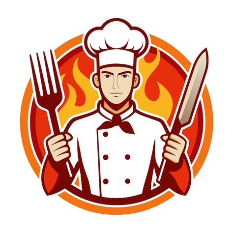 Premium Vector Chef Logo For Restaurant