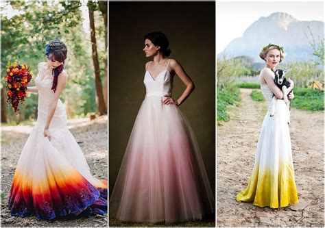 The Newest Wedding Trend Dyed Wedding Dresses