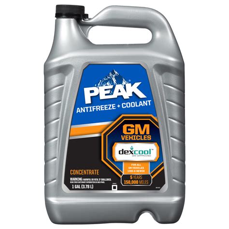 PEAK Dexcool Full Strength Antifreeze Coolant Walmart