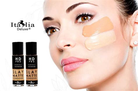 Base De Maquillaje Liquida Hd Pro Slay Italia Deluxe Off