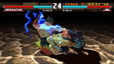 Jin With Heihachi Moves Gameplay Tekken 3 Arcade Version YouTube