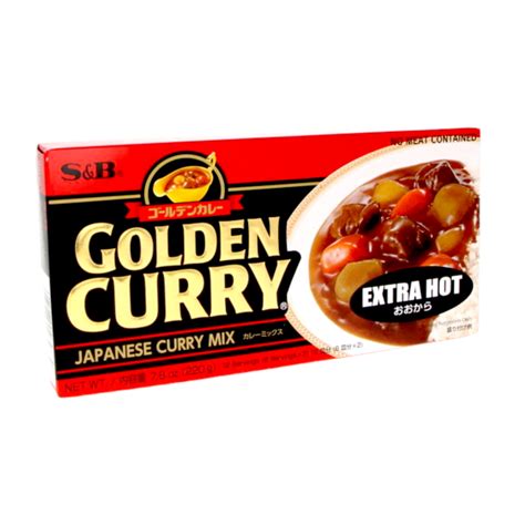 S B Golden Curry Japanese Curry Mix Extra Hot 220g Shopifull