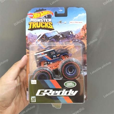 Promo Hot Wheels Monster Trucks Land Rover Defender Greddy Diskon Di Seller Kim Nona Shop
