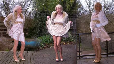 Shemale Posed In A Sheer Gown And Nylon Stockings Porn C Xhamster