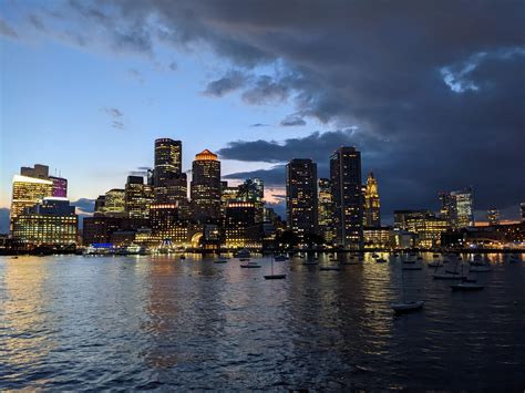 Boston Harbor. Boston, MA : r/skylineporn
