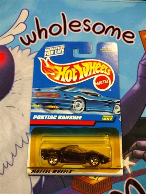 VOITURE MOULÉE SOUS pression Hot Wheels échelle noire Pontiac Banshee EUR