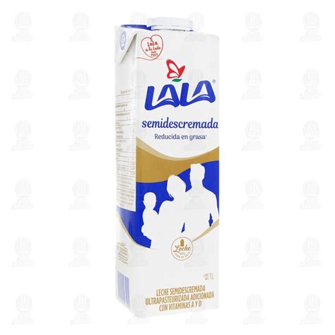 Leche Lala Semidescremada Ultrapasteurizada 1 L