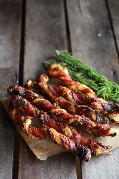 Sweet And Savory Cheesy Bacon Wrapped Puff Pastry Straws Ana Mcclain