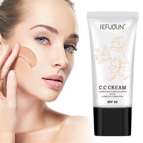 Makeup Primer Sunscreen Foundation Cc Cream Spf Color Correcting Self Adjusting For Mature