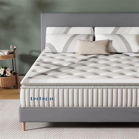 Lechepus Queen Mattress12inch Gel Memory Foam Hybrid