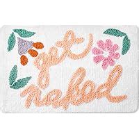 Amazon Qubomax Get Naked Bath Mat Super Absorbent Bathroom Rug Colorful And Cute