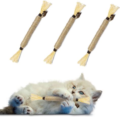 Amazon Sinrobo Pack Silvervine Sticks For Cats Cat Chew Toy