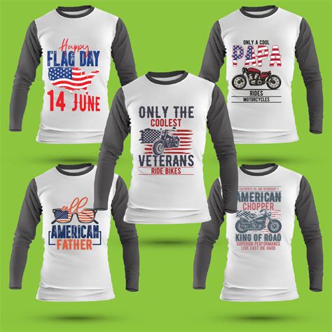 American Flag T Shirt Designs Bundle Masterbundles