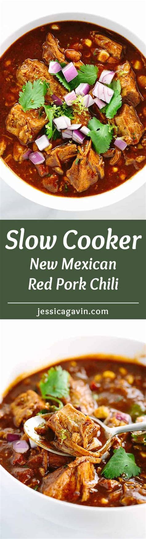 Slow Cooker New Mexican Red Pork Chili Recipe Jessica Gavin