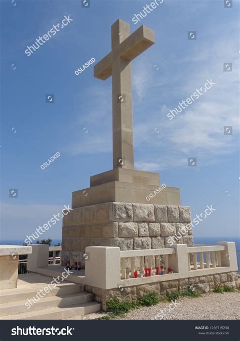 Cross On Plinth Stock Photo 1266719230 Shutterstock