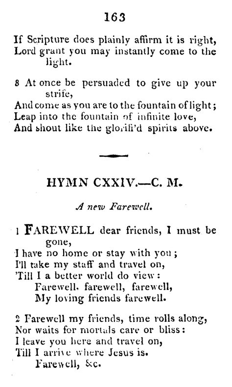 Farewell, poor world! I must be gone — Hymnology Archive