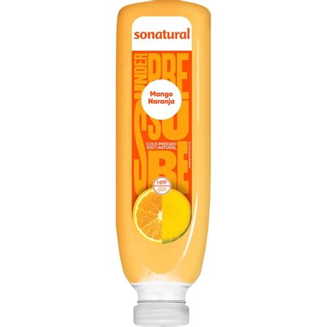 Comprar Zumo Fresco De Mango Y Naranja Botella 750 Ml SONATURAL