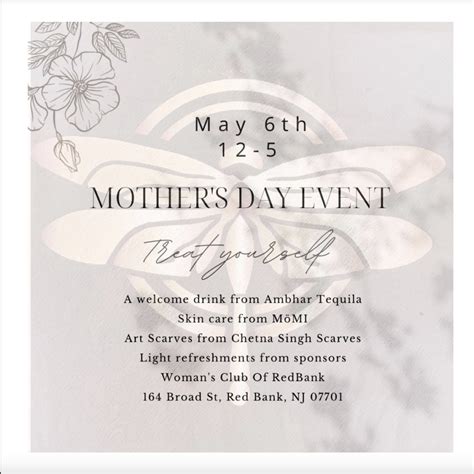 Mothers Day Event Womans Club Of Red Bank