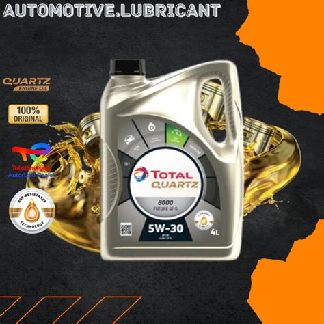 Total QUARTZ 8000 (Fully Synthetic) 5W30 Engine Oil 4L | Shopee Malaysia