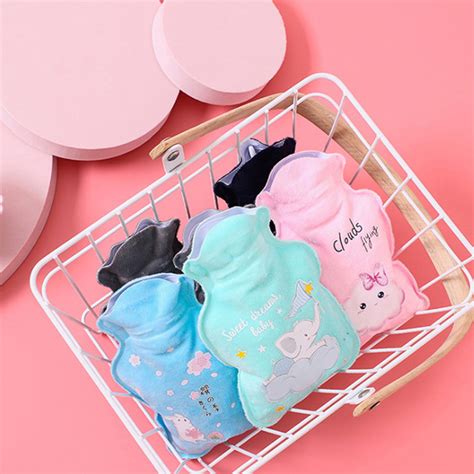 Hot Water Bottle Rubber Bag Cute Cartoon Warm Relaxing Safe Heat Cold Large Gengli Daraz Np