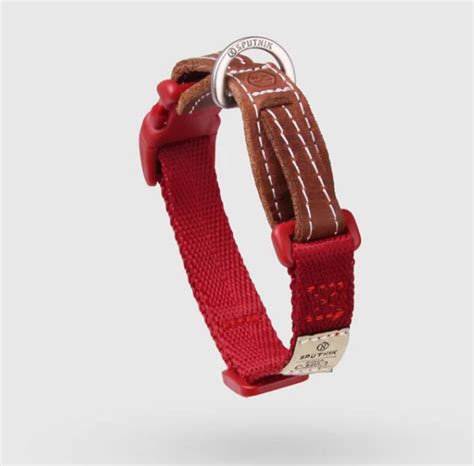 sputnik collar red vetopia  store