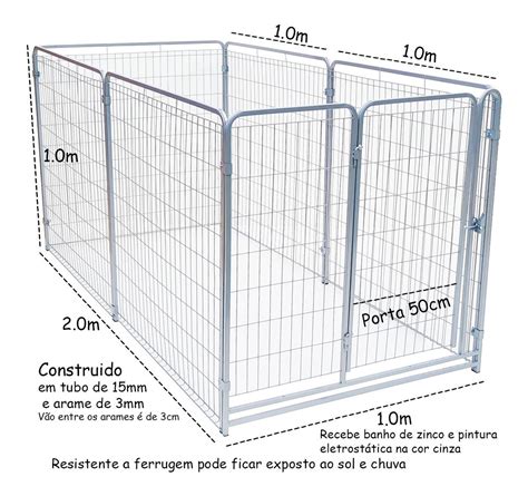 Cercado Canil C Es E Diversos Animais Chocmaster Parcelamento Sem Juros